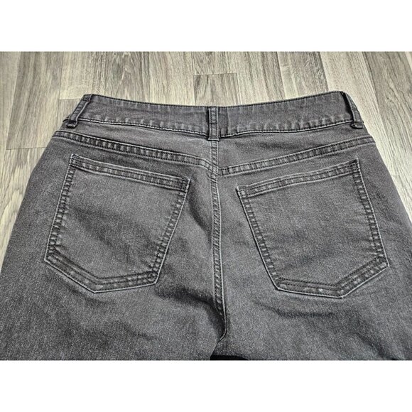 Riders by Lee Women's Straight Leg Jeans - Dark Gray - Picture 3 of 11